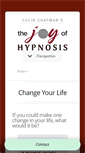 Mobile Screenshot of joyofhypnosis.com